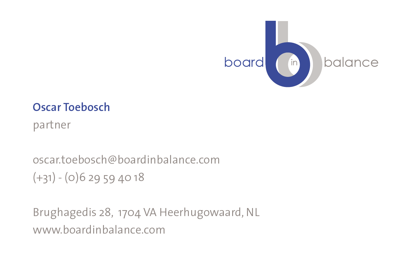 Businesscard Oscar Toebosch